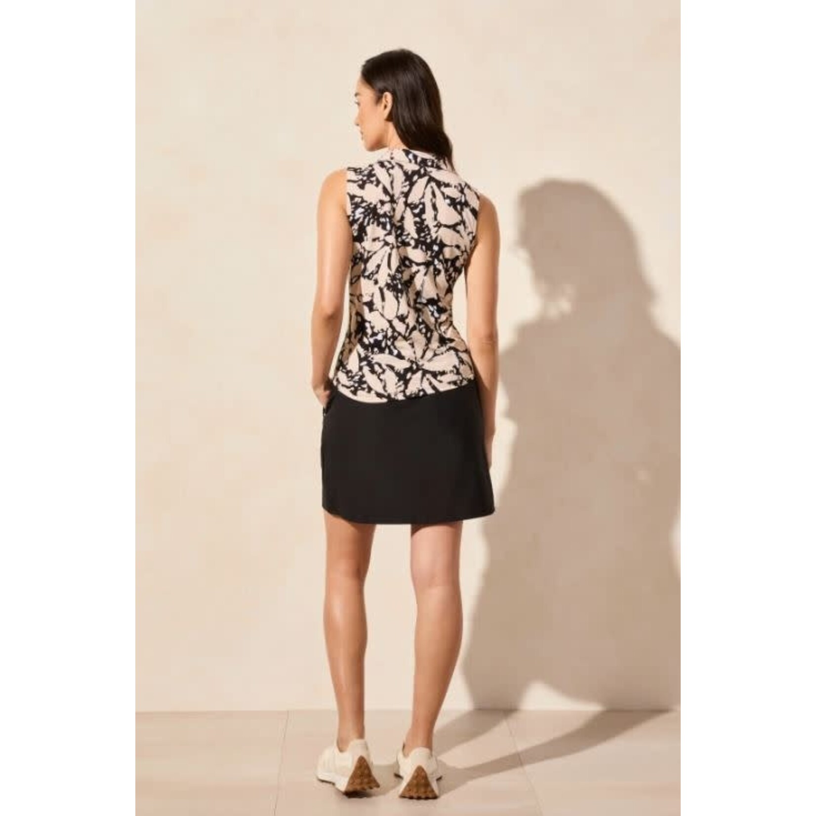 Tribal Sleeveless Polo Top