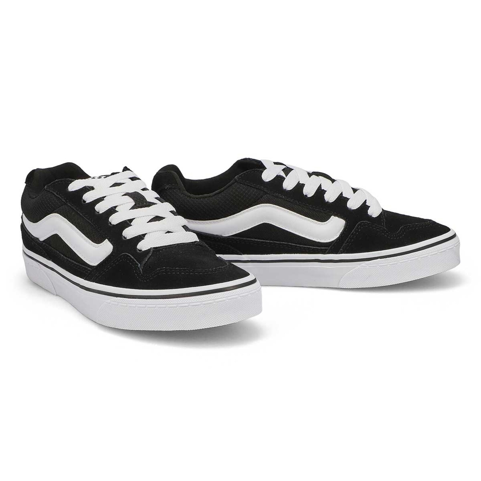 Vans Caldrone Suede Mesh Black White