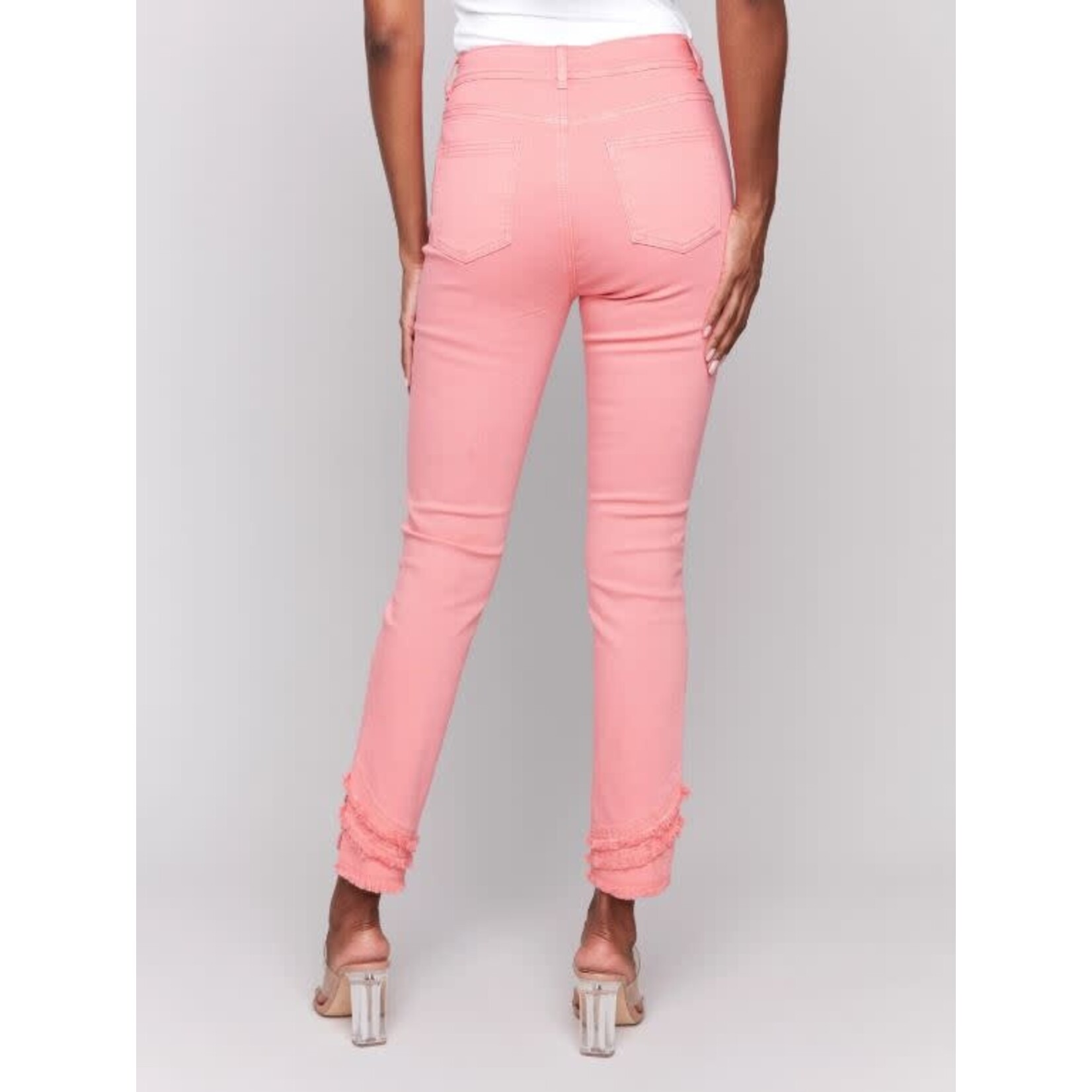 Charlie B Ripped Hem Jeans