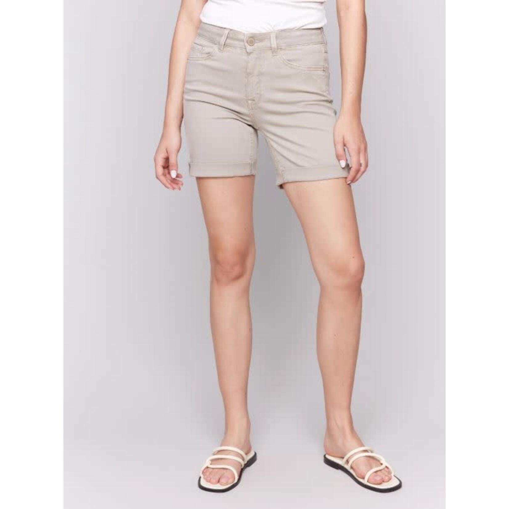 Charlie B Rolled Up Cuff Shorts