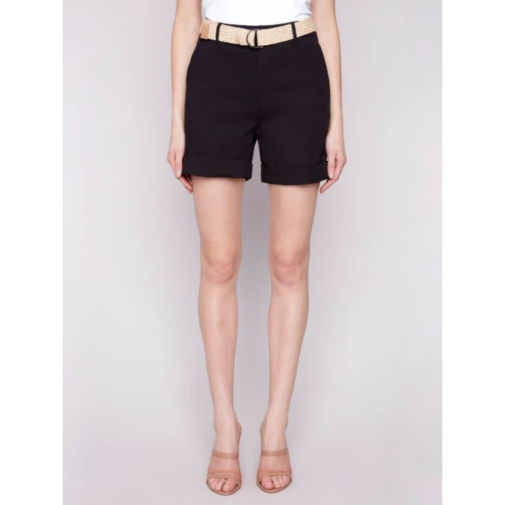 Charlie B Belted Roll Cuff Short