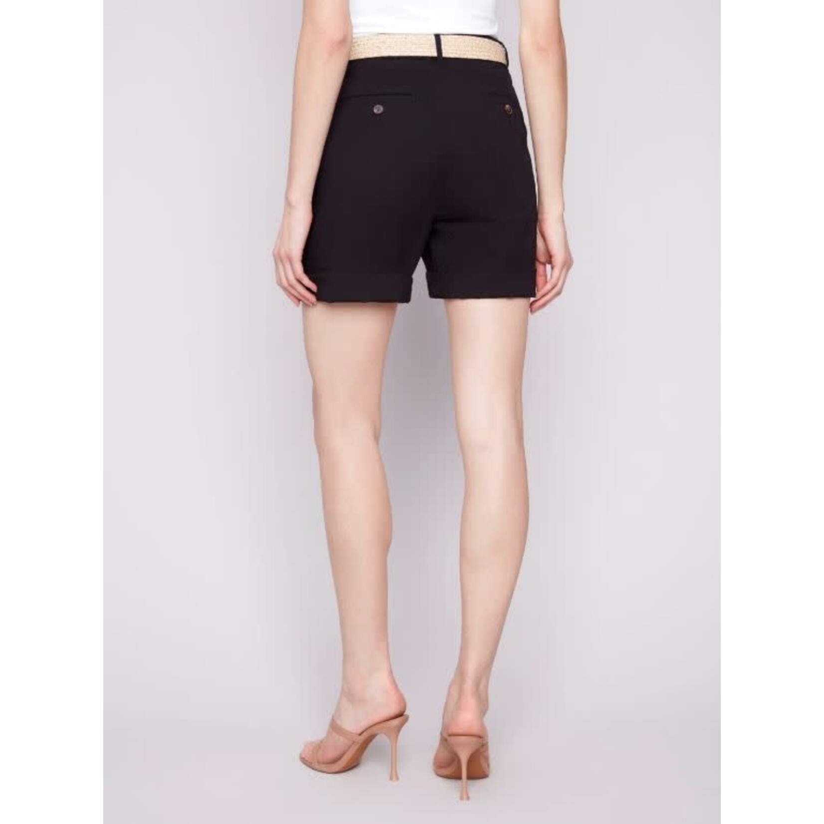 Charlie B Belted Roll Cuff Short