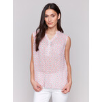 Charlie B Printed Tank With Chest Pocket