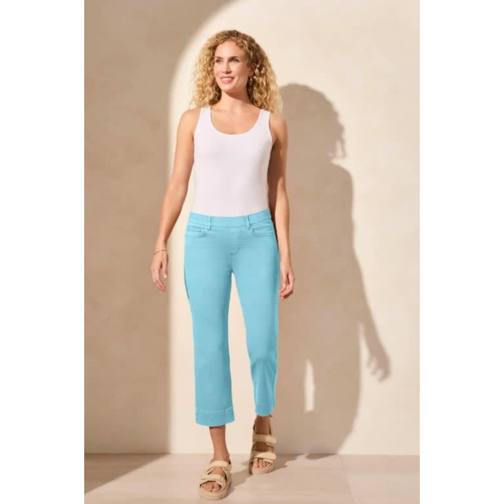 Tribal Pull On Kick Flare Capri