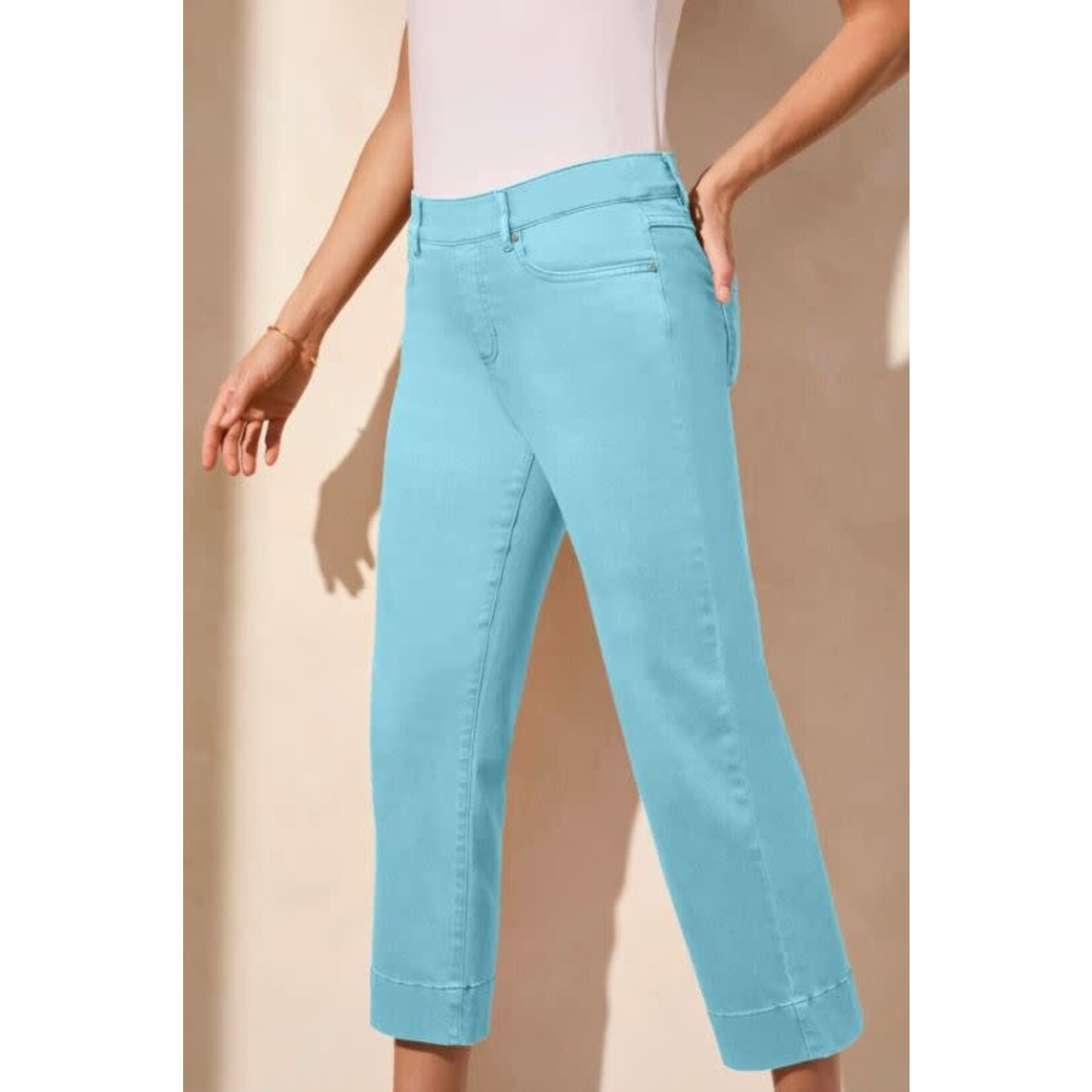 Tribal Pull On Kick Flare Capri