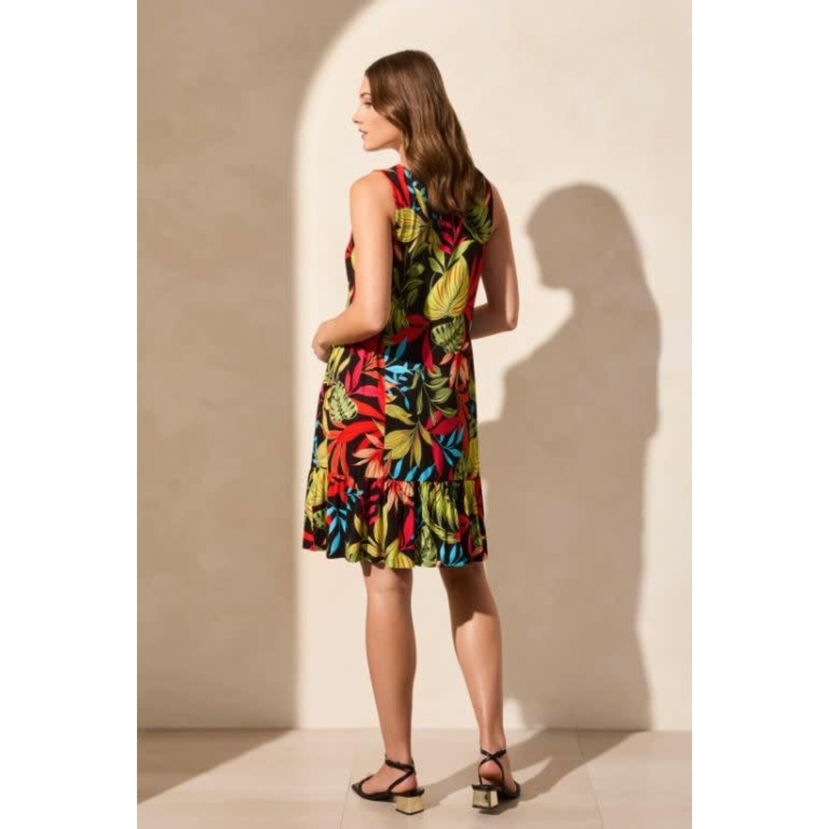 Tribal Sleeveless V-Neck Dress
