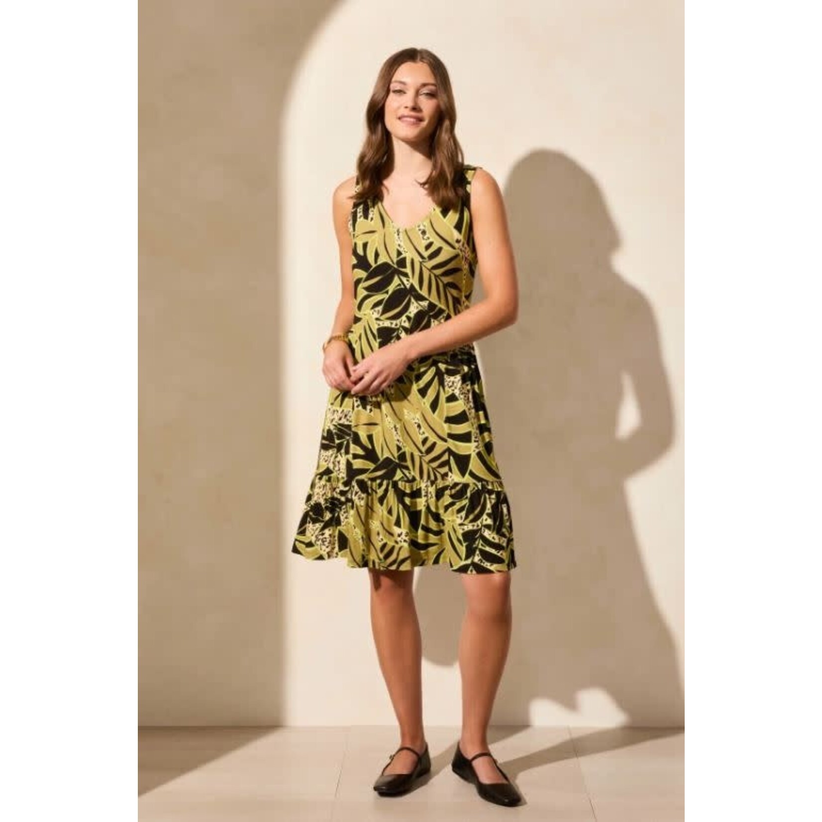 Tribal Sleeveless V-Neck Dress