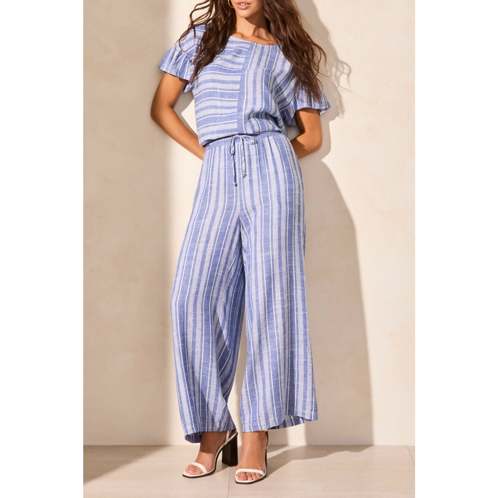 Tribal Pull On Flowy Crop Pant