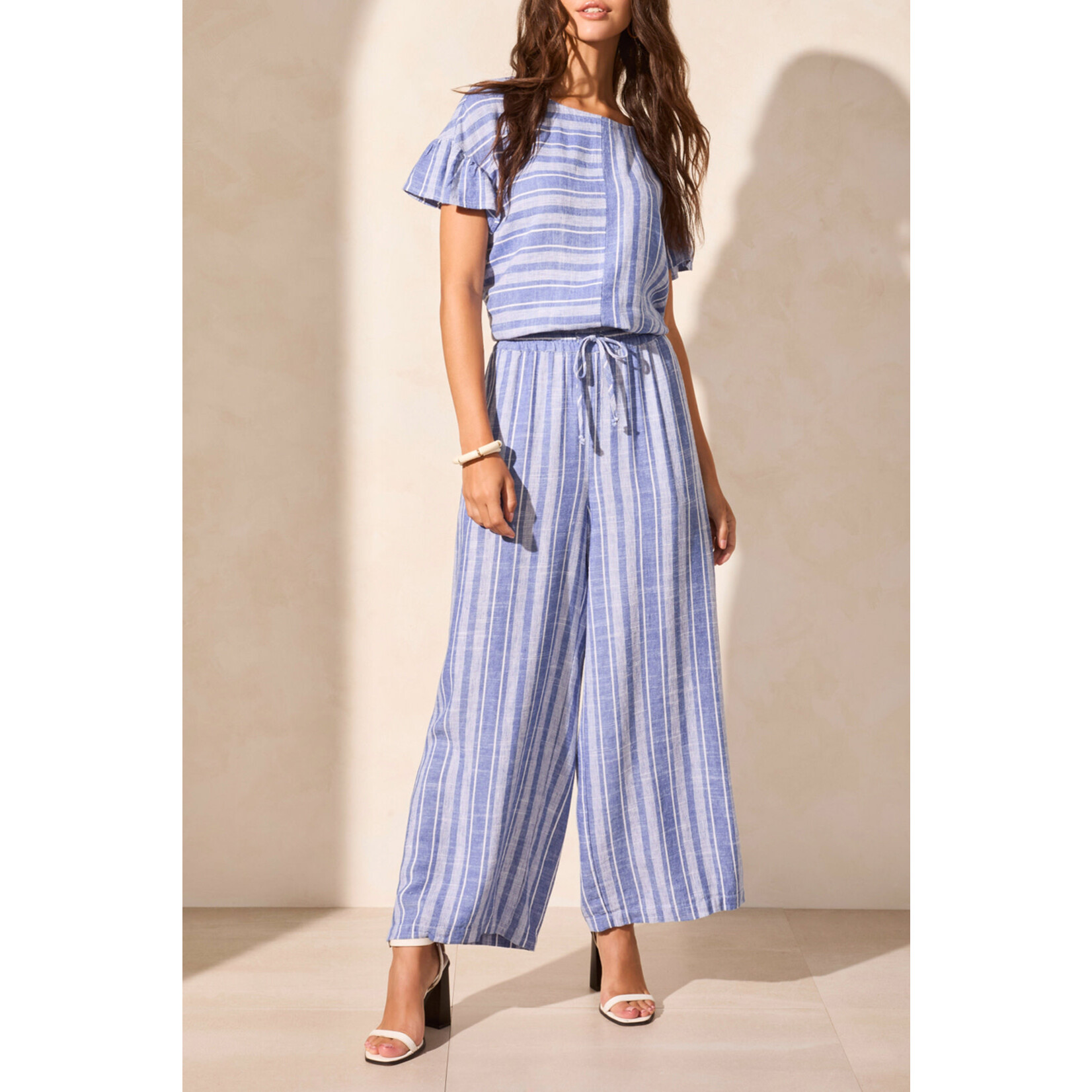 Tribal Pull On Flowy Crop Pant