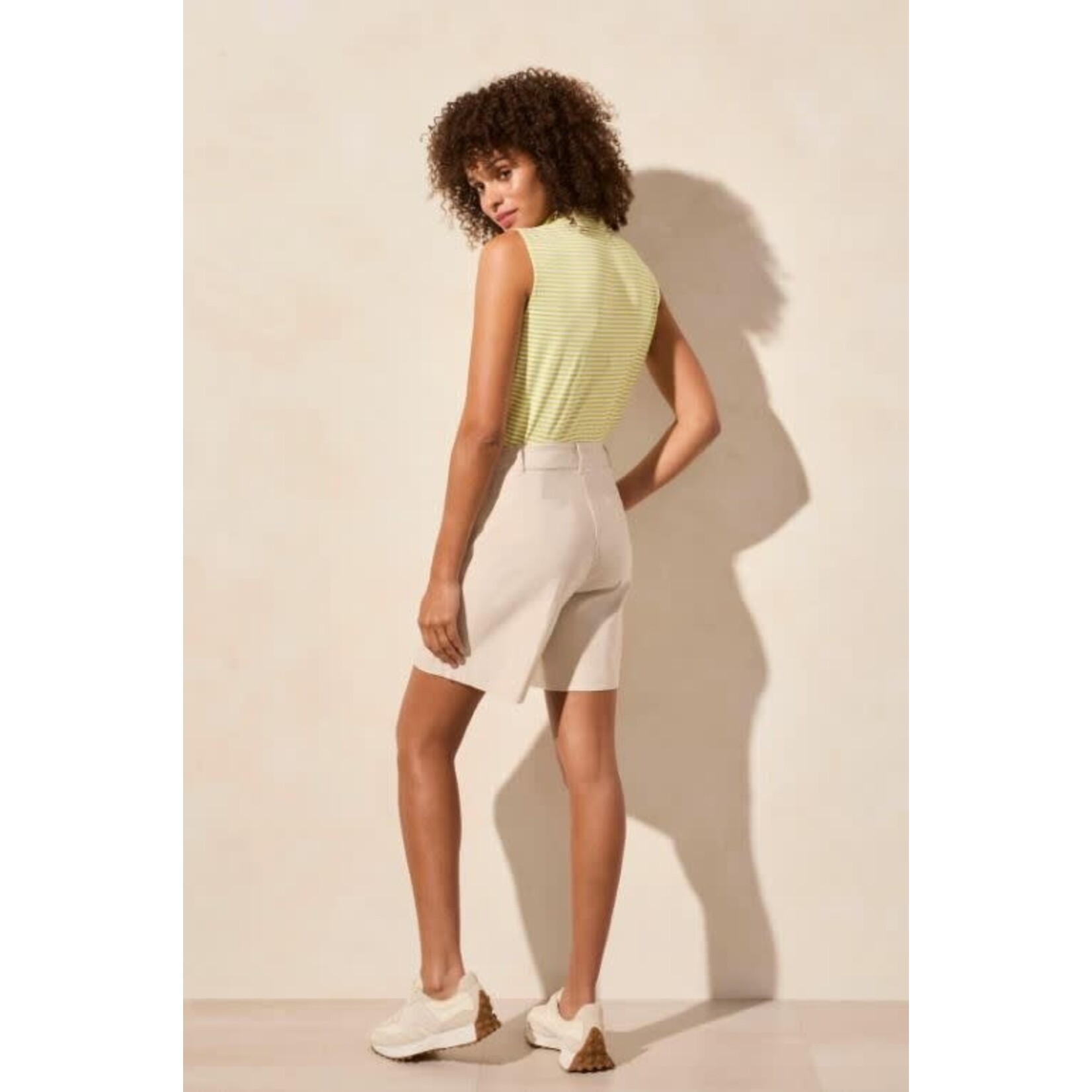Tribal Flatten It Pull On Button Accent Short