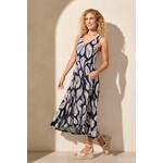 Tribal Sleeveless High Low Dress