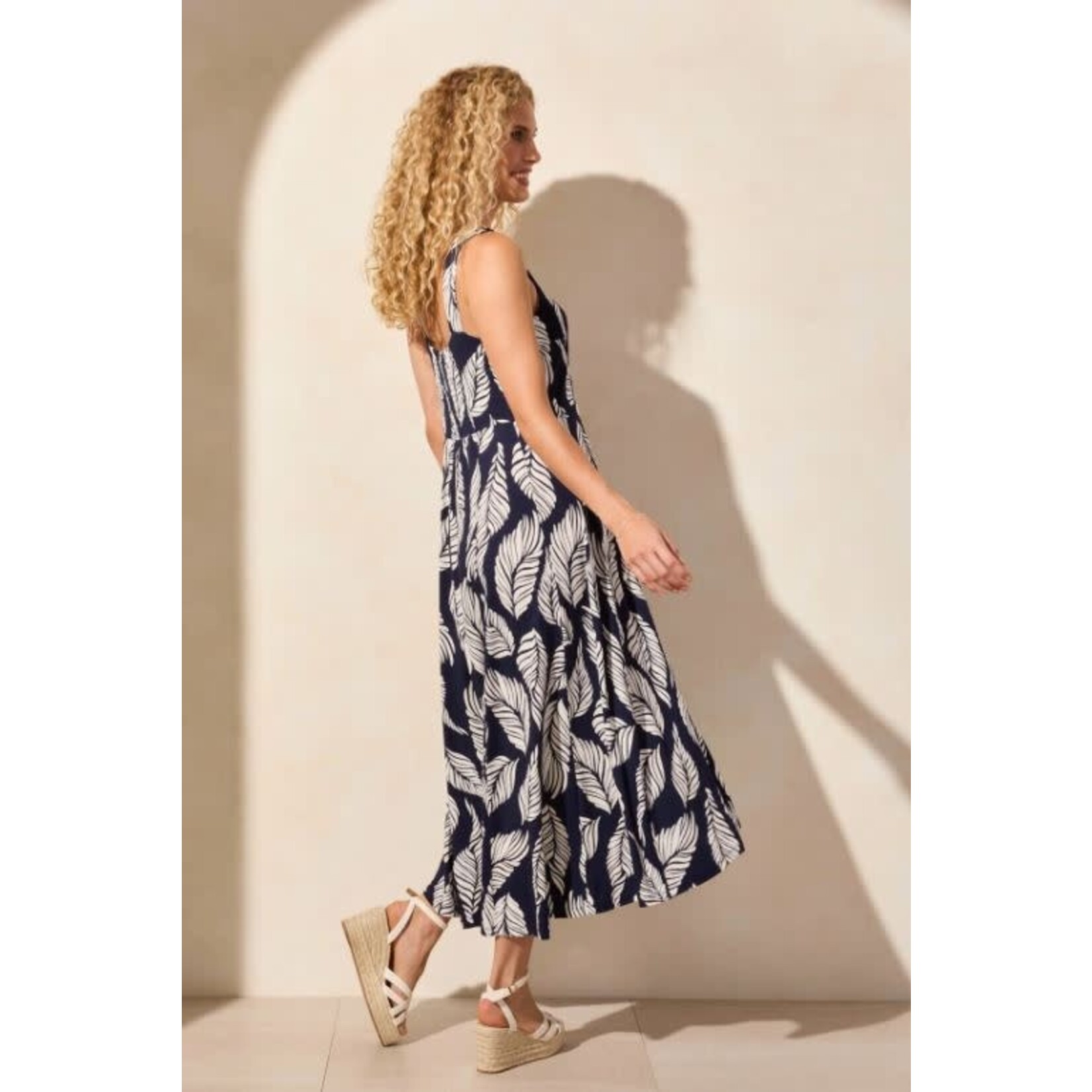 Tribal Sleeveless High Low Dress