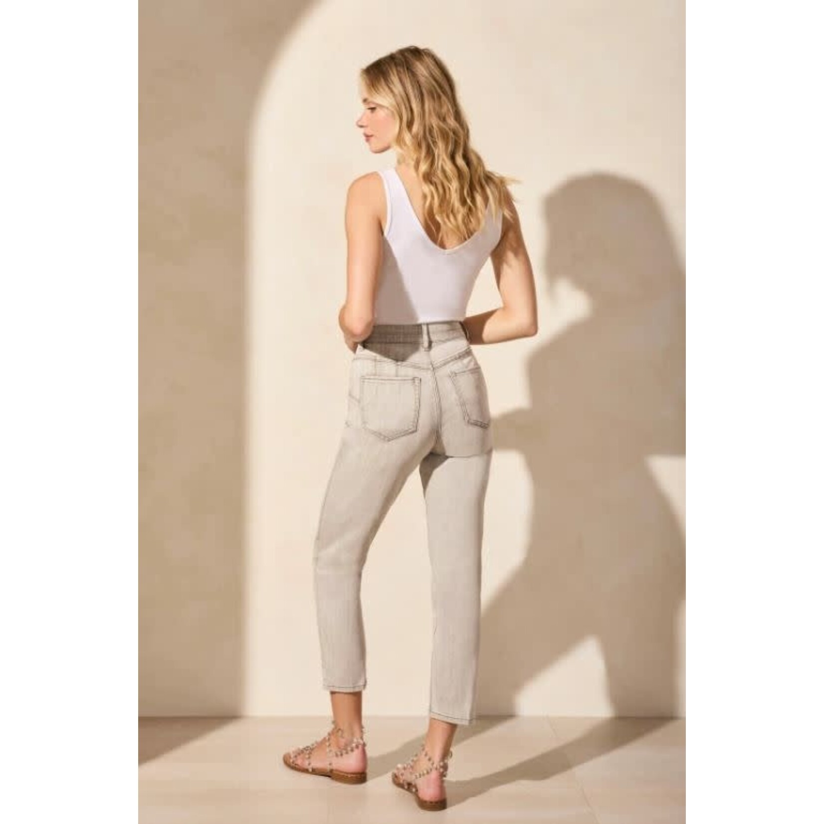 Tribal Sophia Curvy Slim Crop Jeans