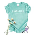 Blonde Ambition Karma Club Tee Heather Mint