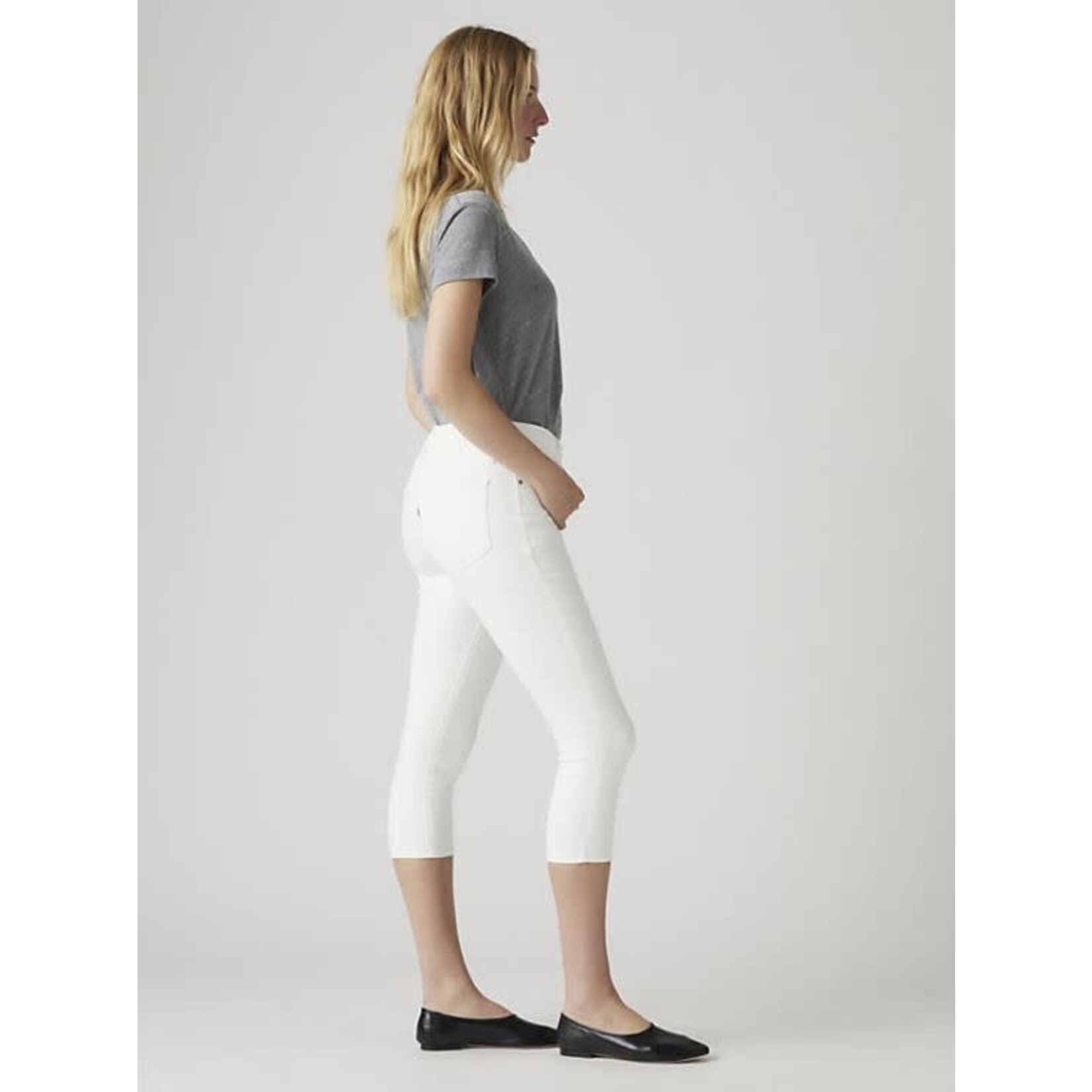 Levi's 311 Shaping Skinny Capri - Soft Clean White