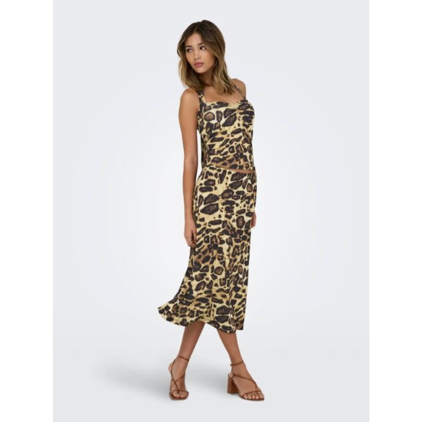 Only Lana Leopard Skirt
