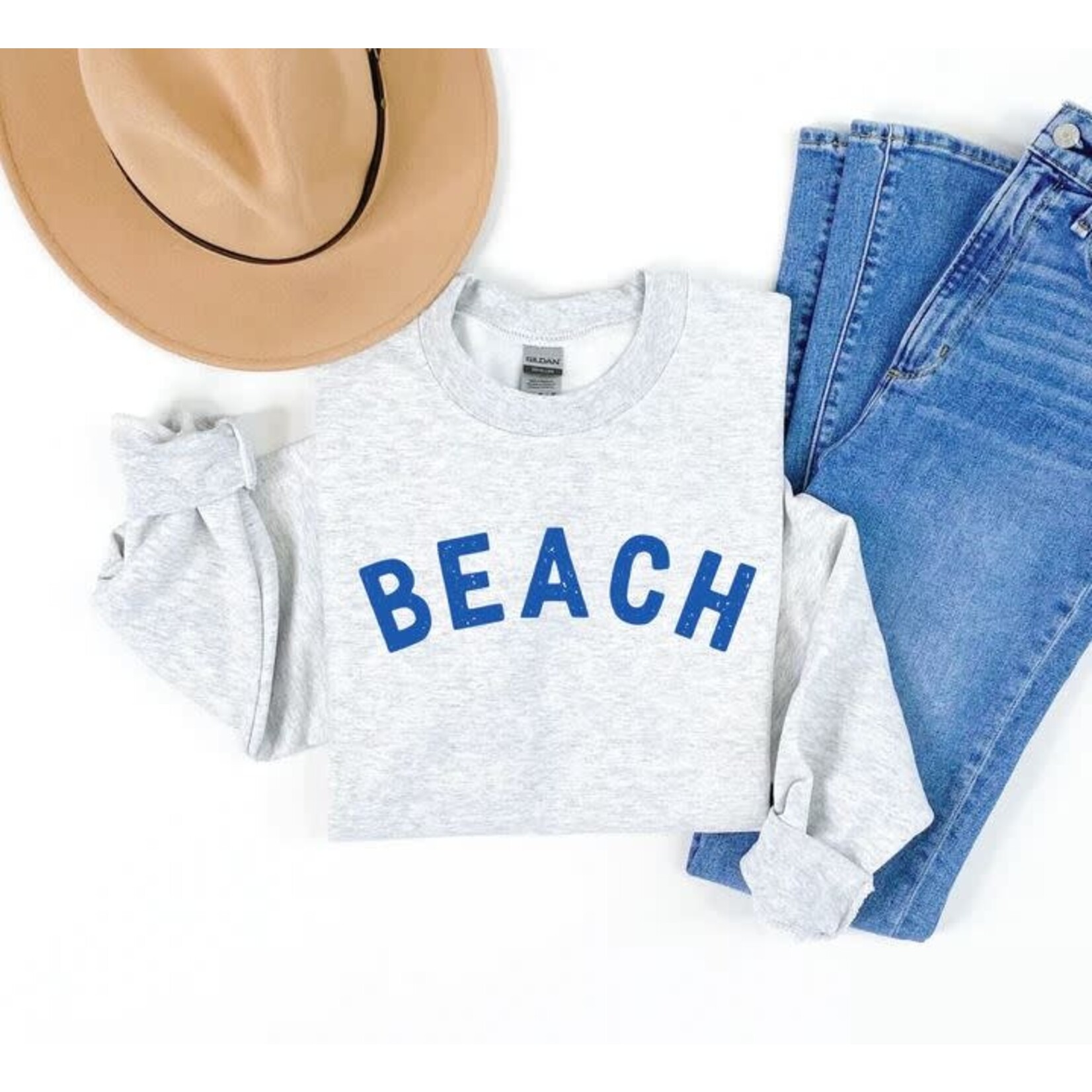 Blonde Ambition Beach Classic Crew Ash