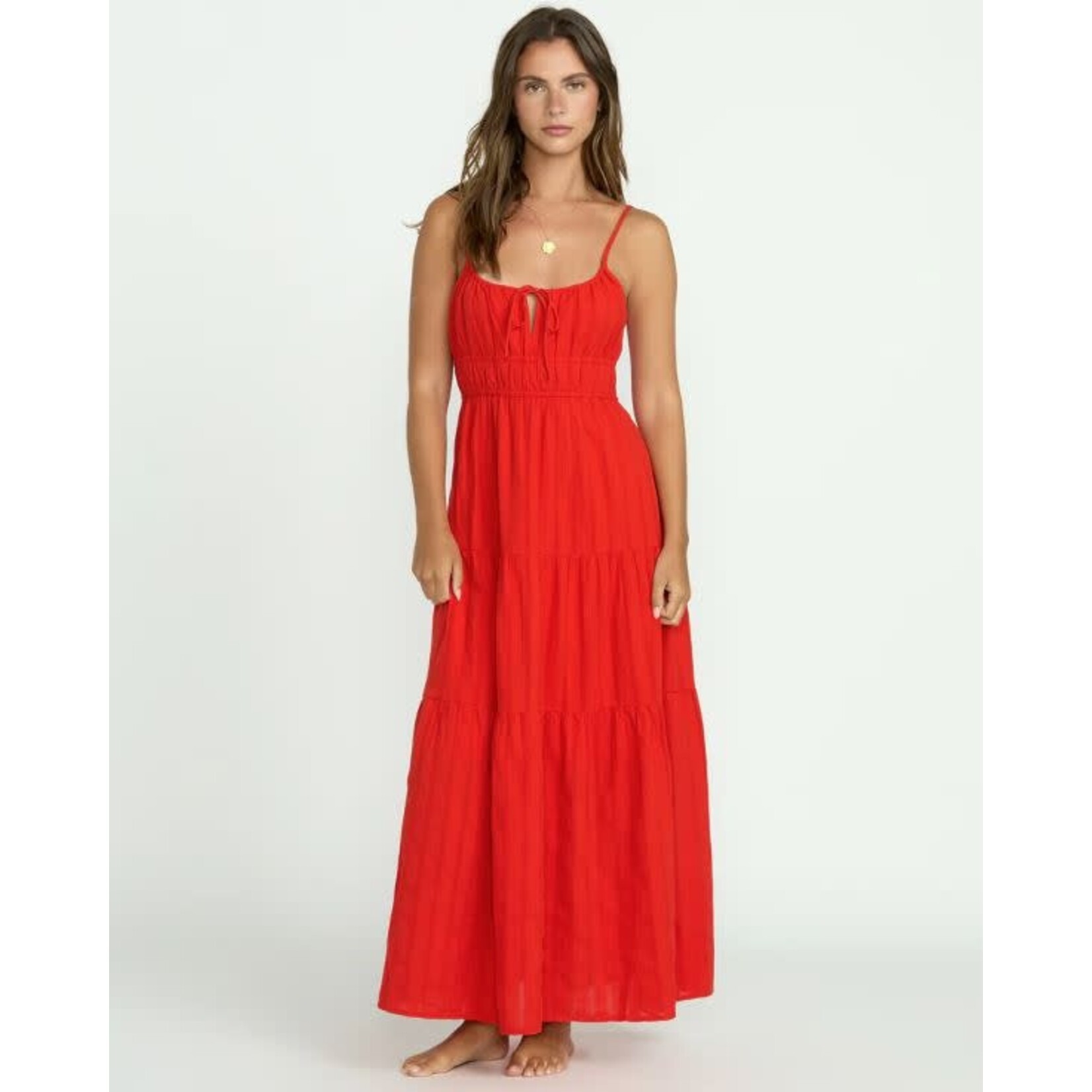 Billabong Red Aloha Maxi Dress
