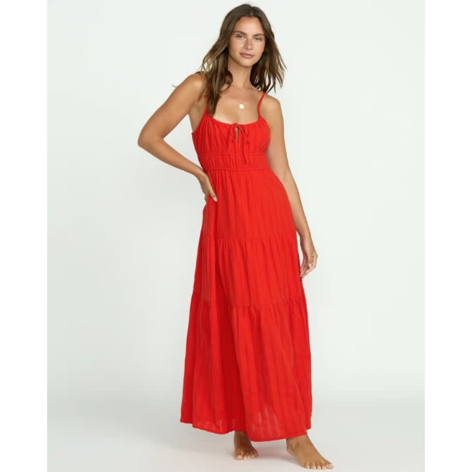 Billabong Red Aloha Maxi Dress