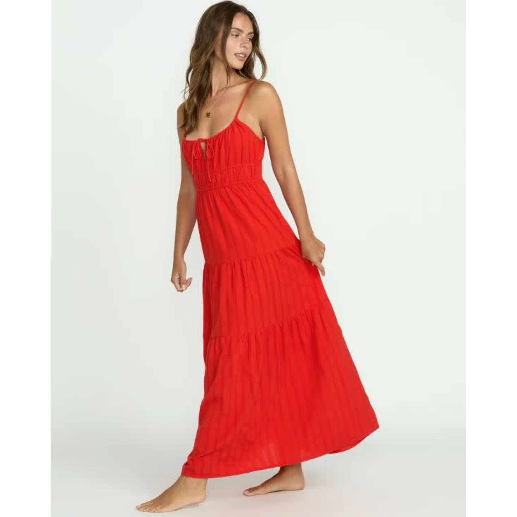 Billabong Red Aloha Maxi Dress