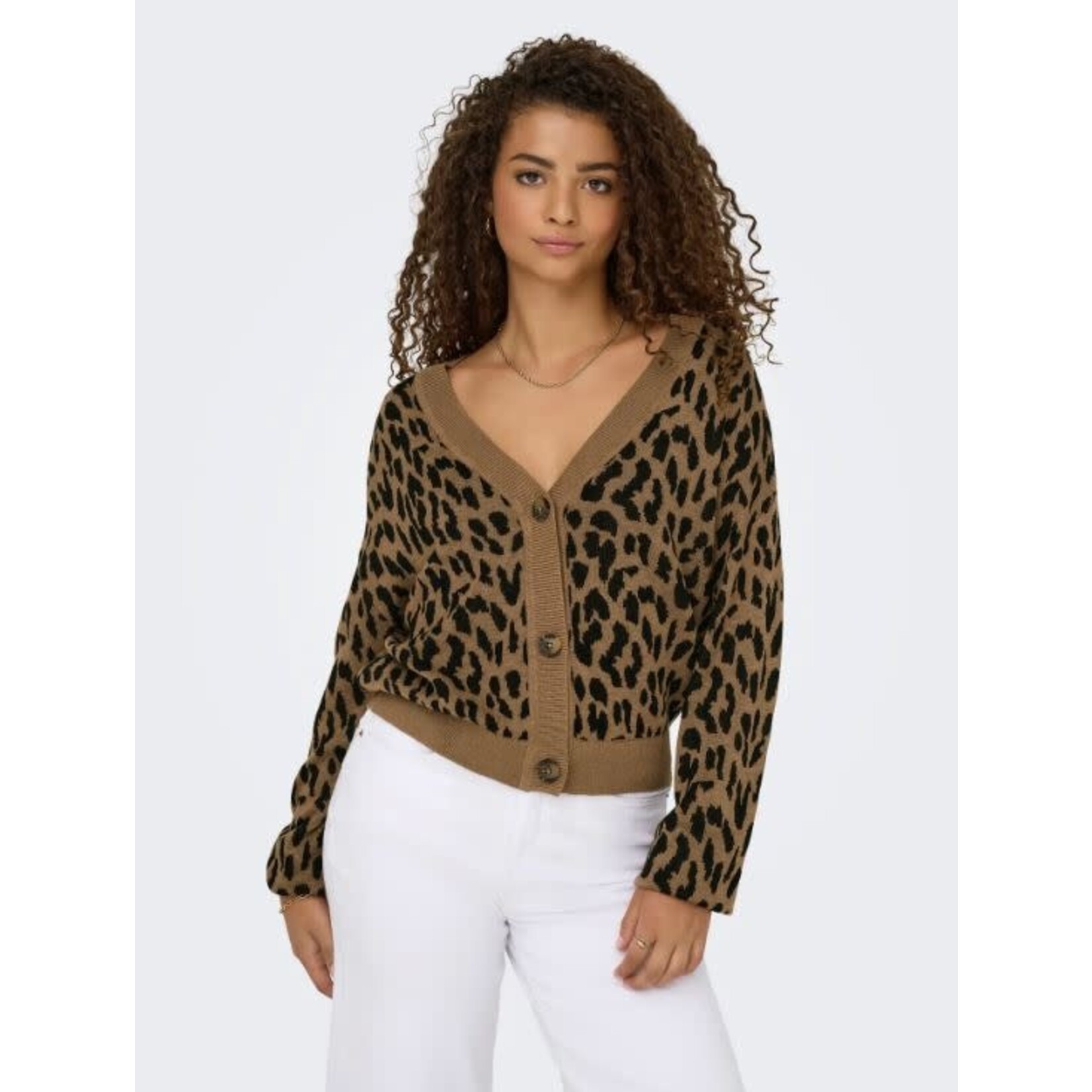 Only Vienna Leopard Cardigan