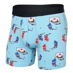 SAXX Droptemp Boxer Brief Action On Ice Blue Tide