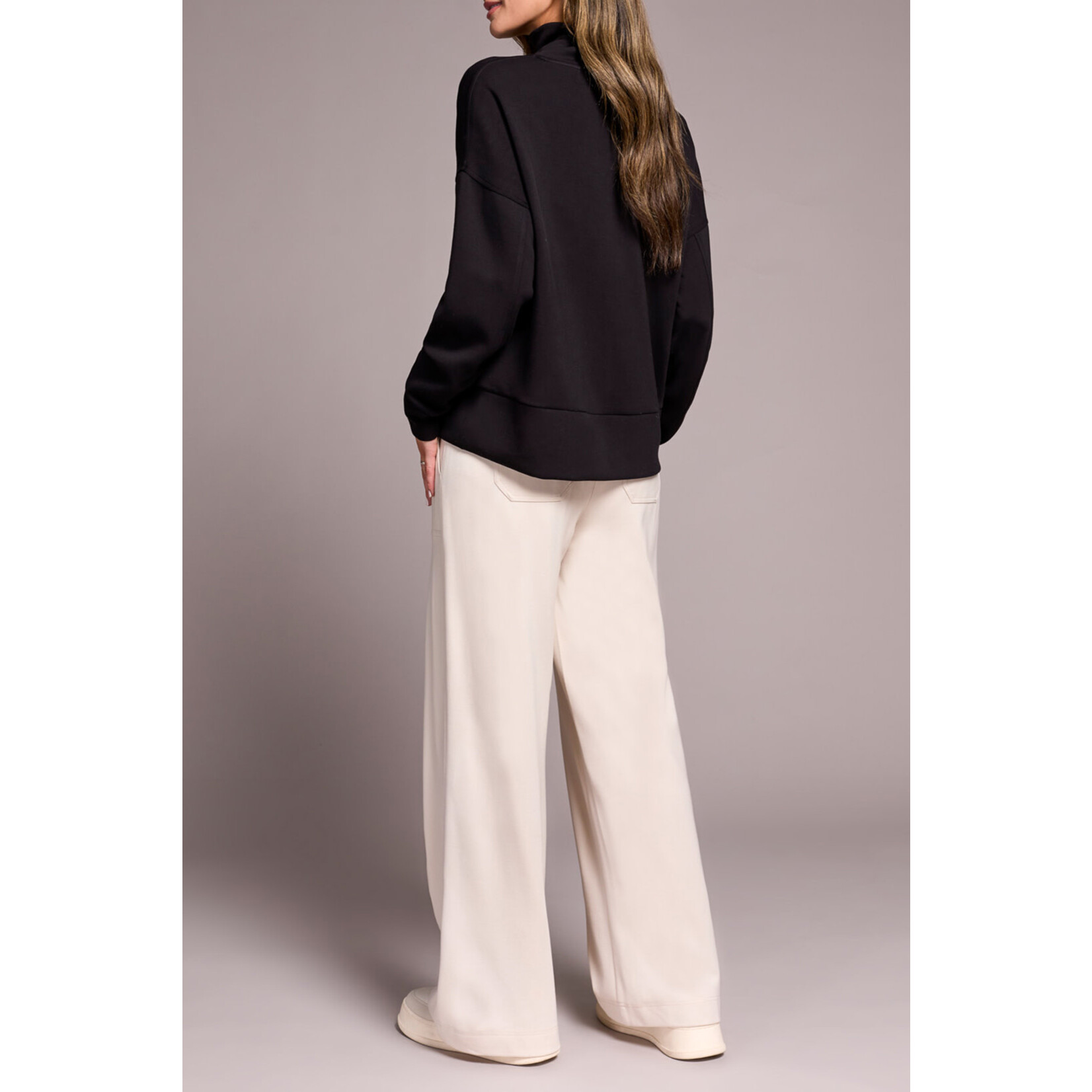 Tribal Long Sleeve Funnel Neck Sweater