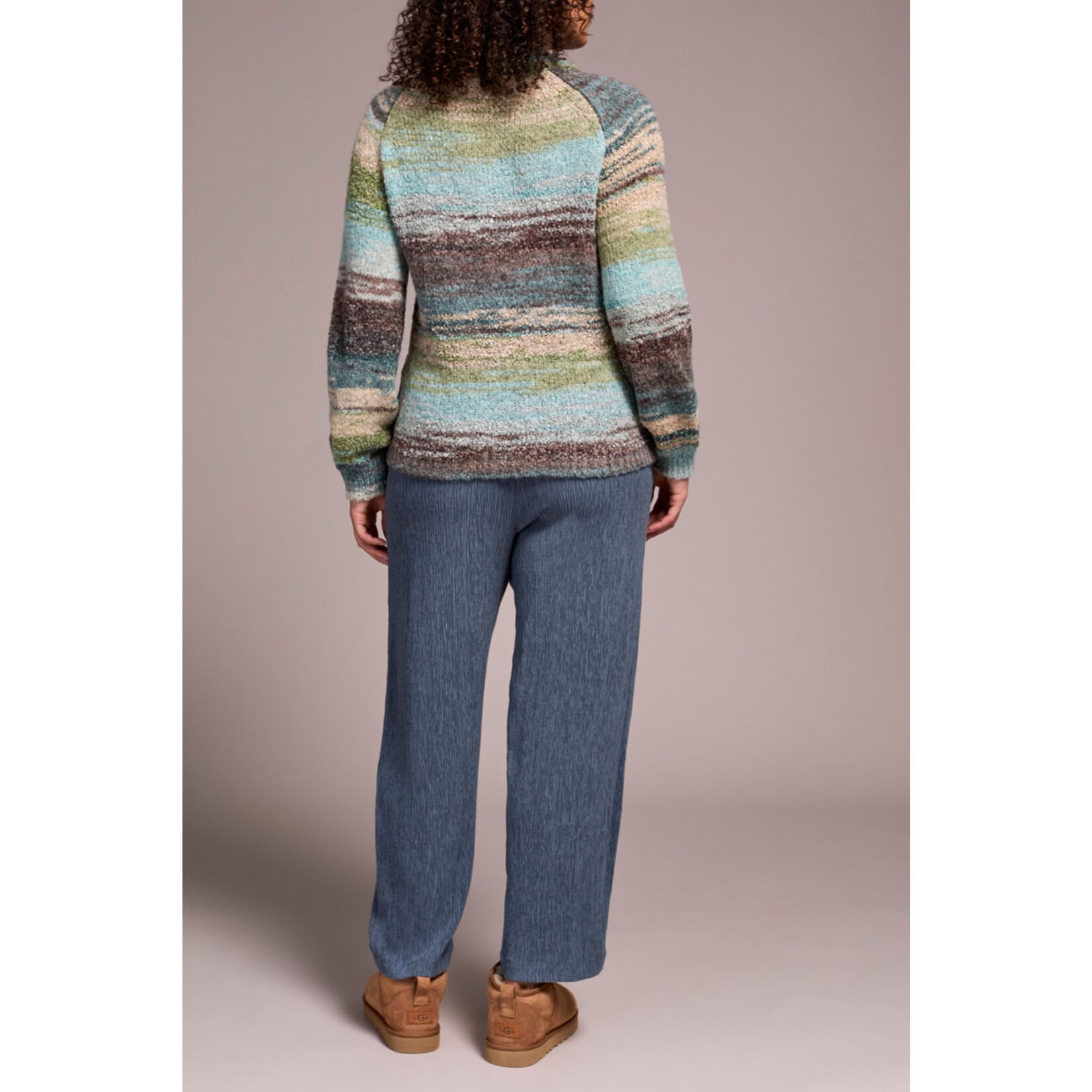 Tribal Mock Neck Sweater