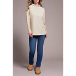 Tribal Funnel Neck Side Slit Tunic