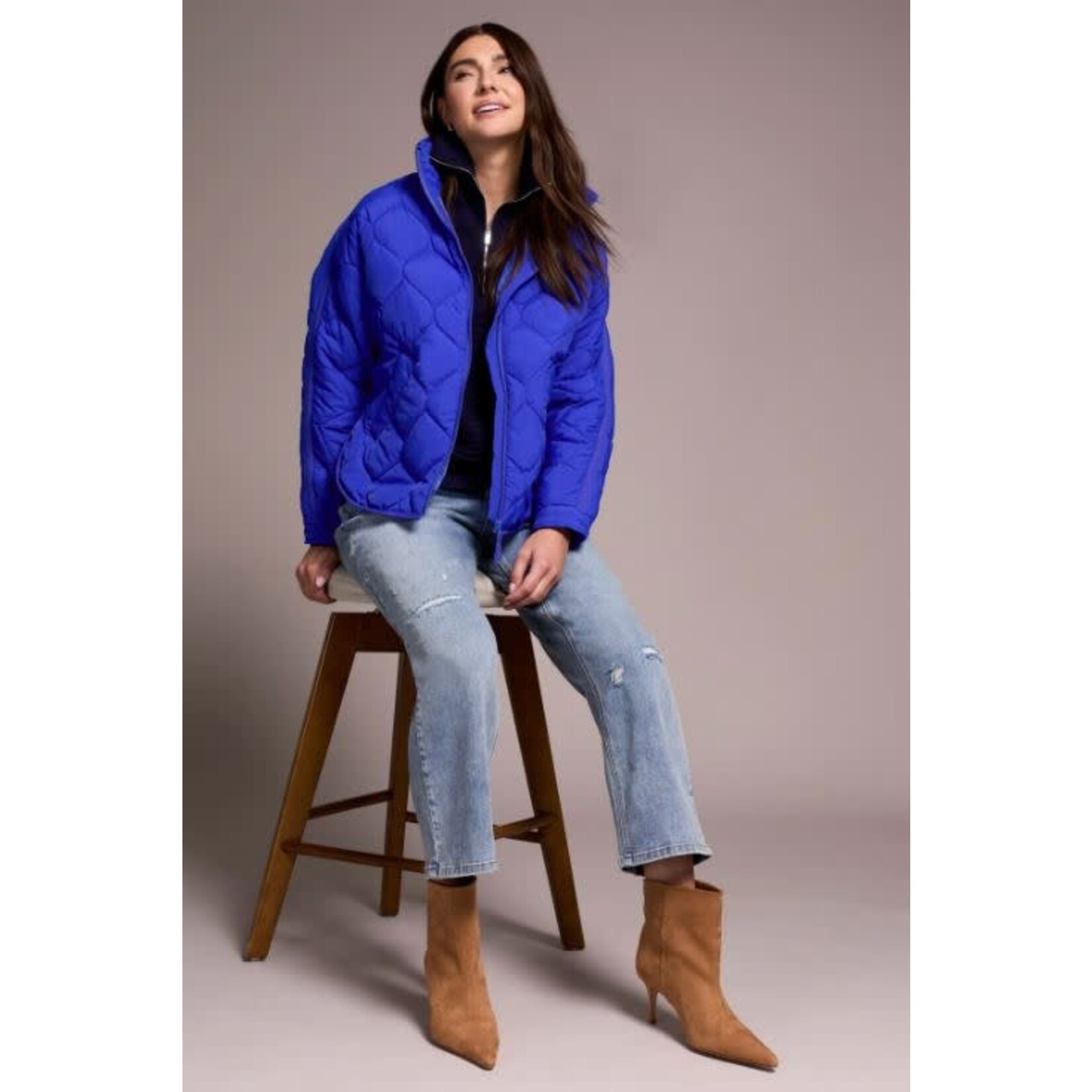 Tribal Lightweight Quilted Puffer Jacket