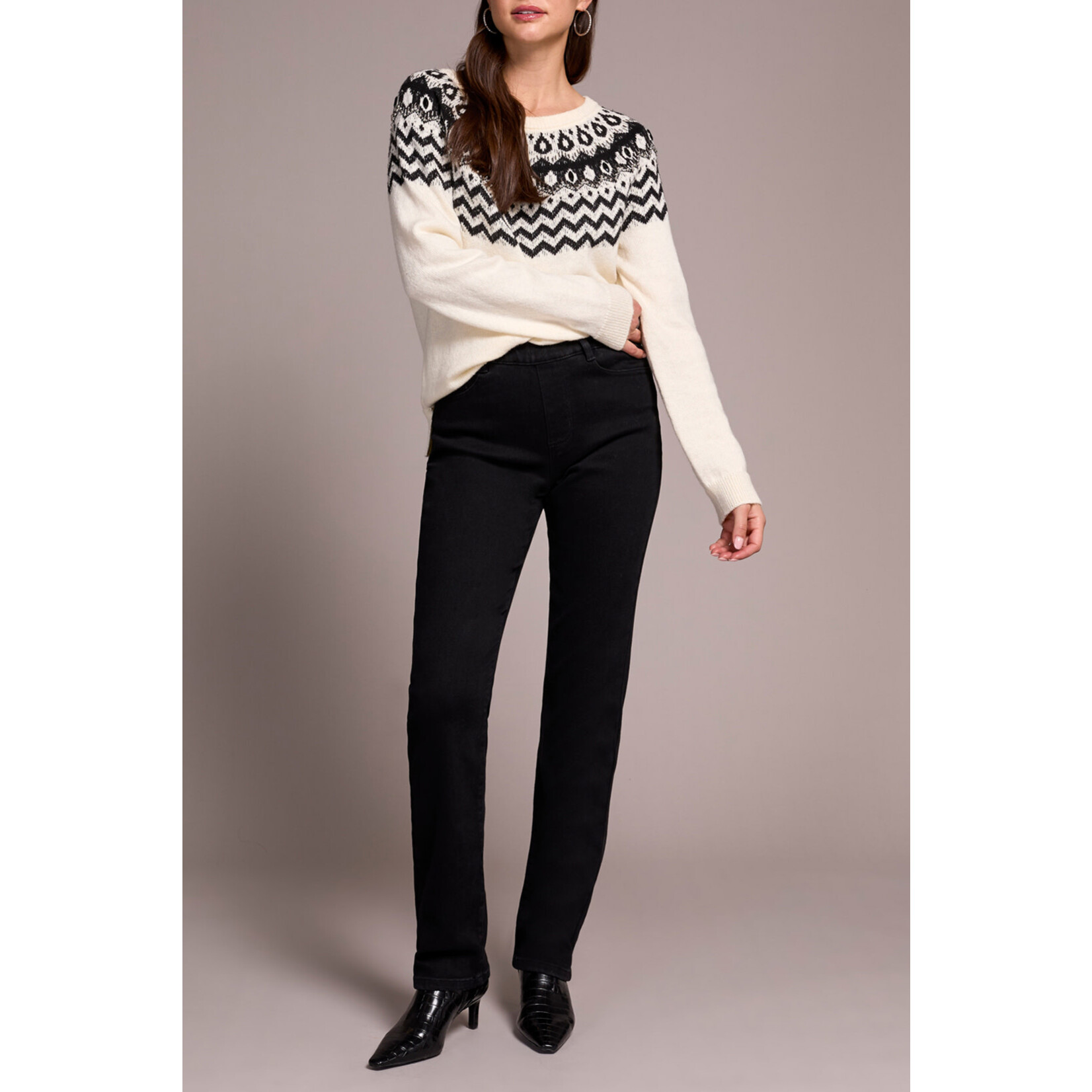 Tribal Sophia Pull On Straight Leg Jeans