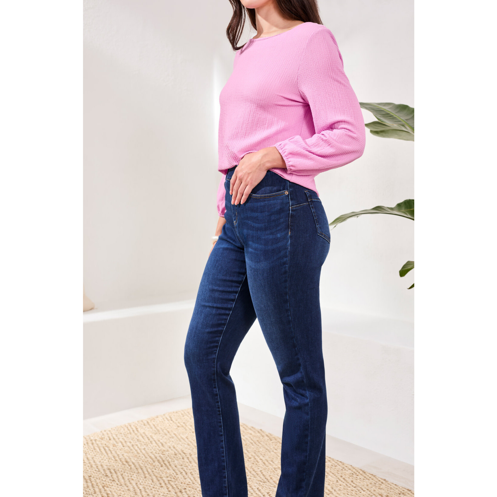 Tribal Sophia Pull On Straight Leg Jeans