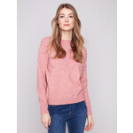 Charlie B Crewneck Sweater With Tonal Embroidery