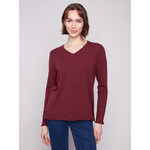 Charlie B Basic V-Neck Sweater