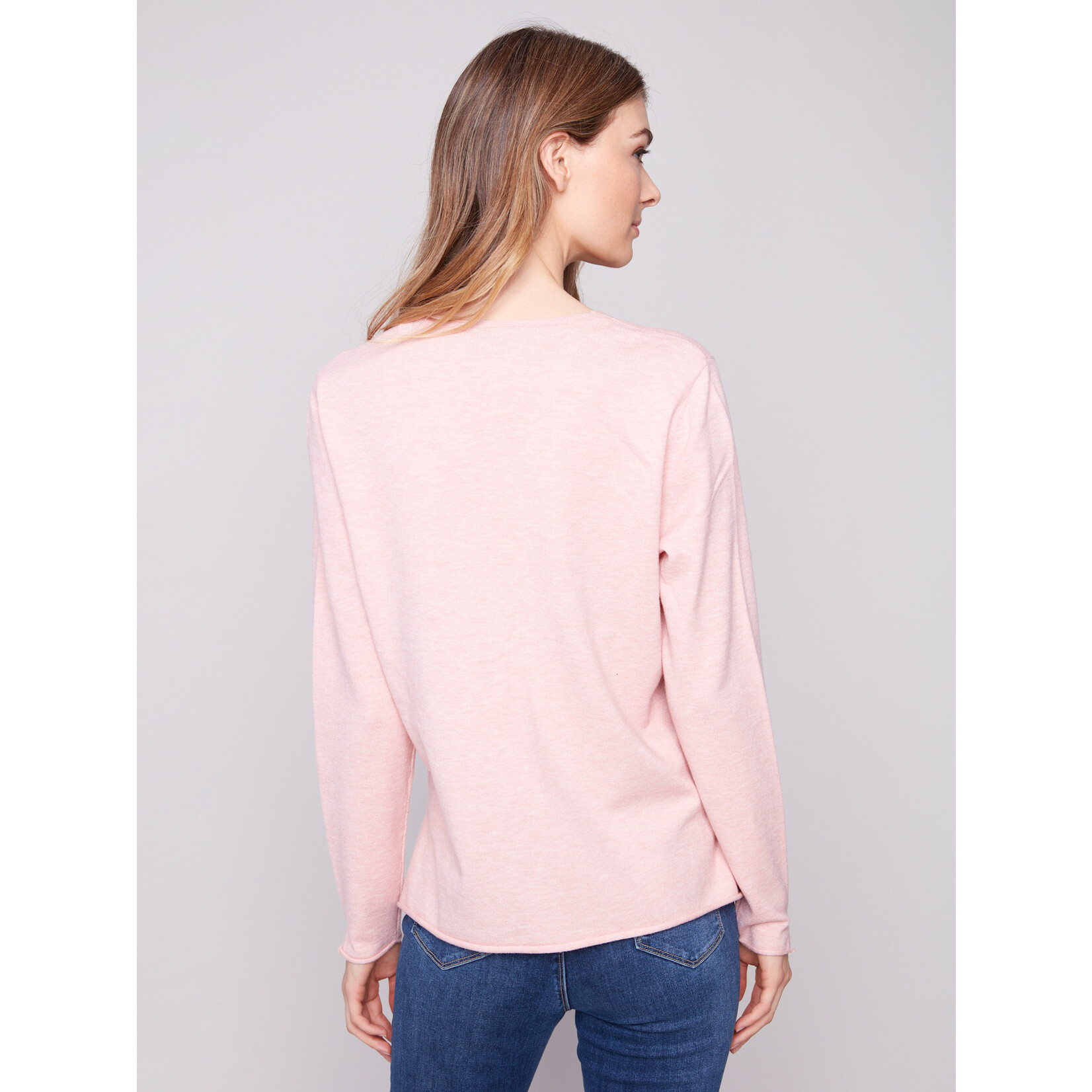 Charlie B Basic V-Neck Sweater