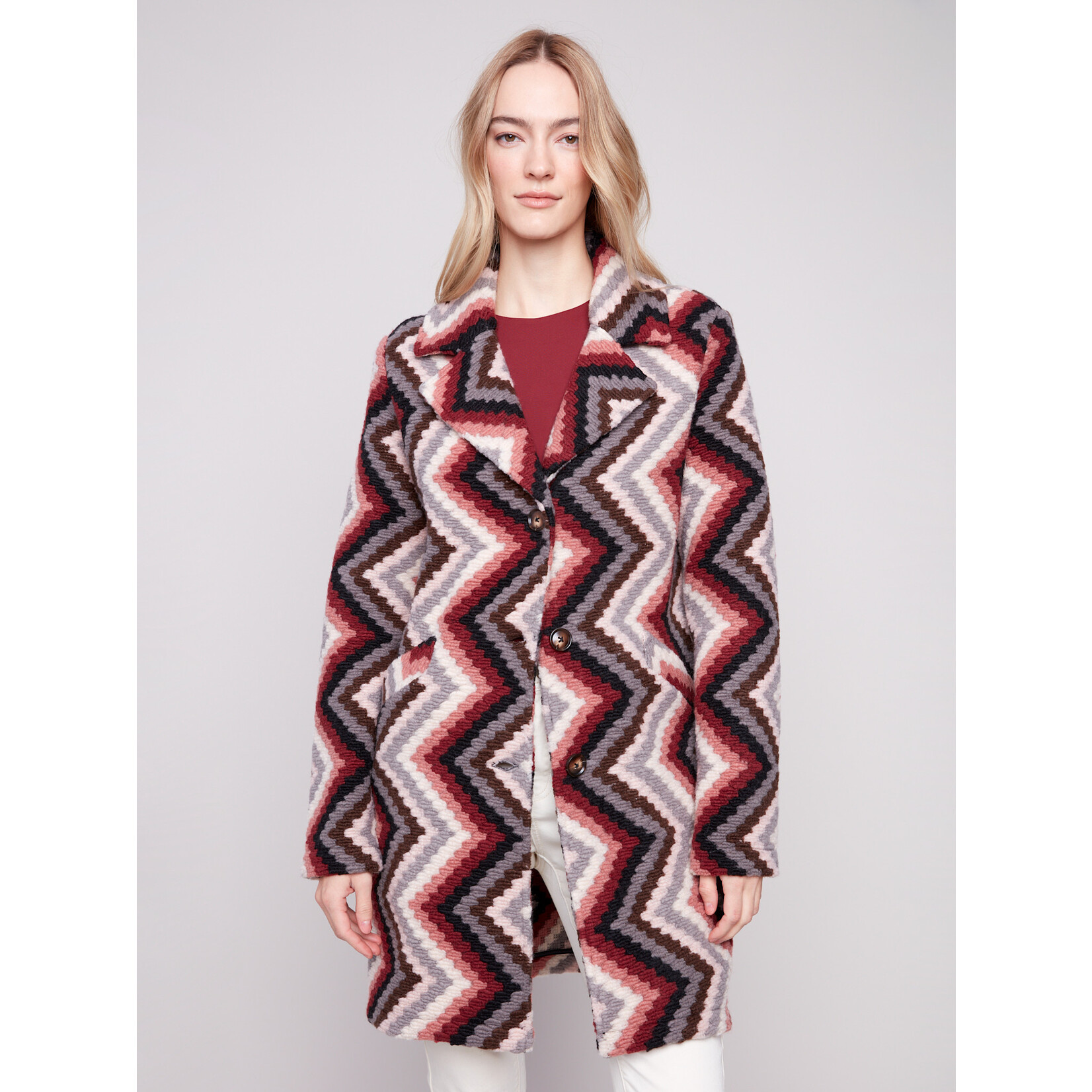 Charlie B Crochet Overcoat