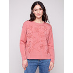 Charlie B Soft Scuba Soutache Detail Sweater