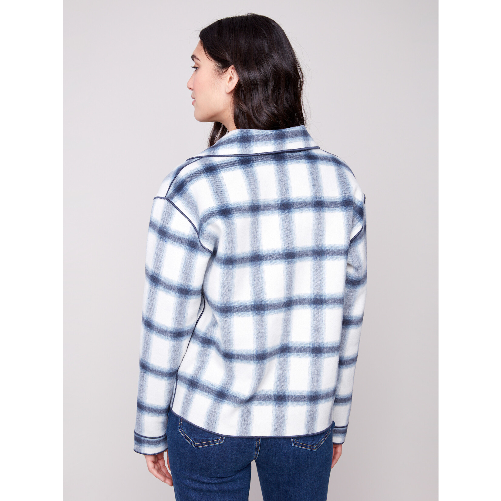 Charlie B Reversible Plaid Jacket