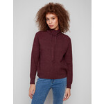 Charlie B Textured Cowl Neck Sweater