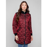 Charlie B Long Quilted Jacket