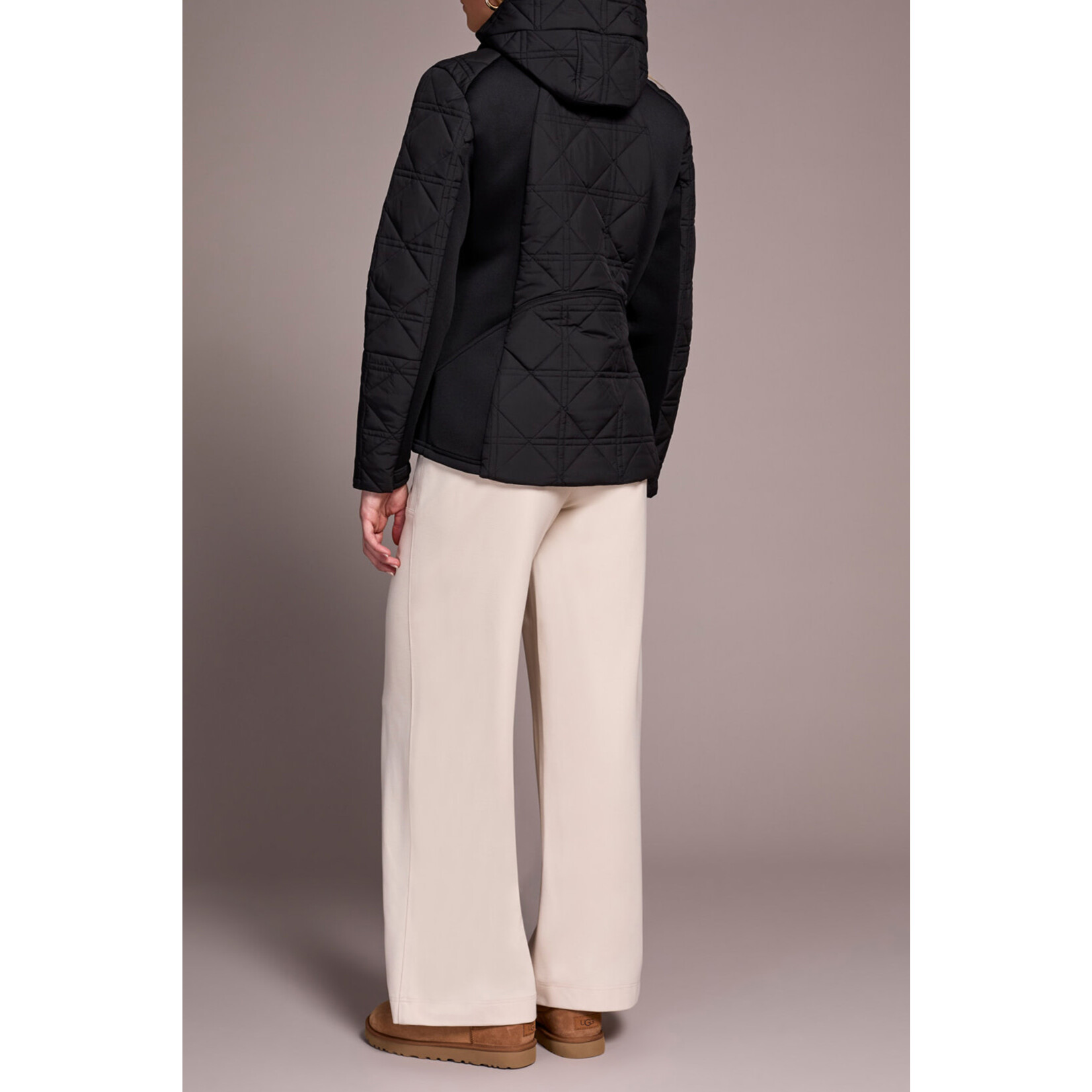 Tribal Puffer Jacket With Removable Hood