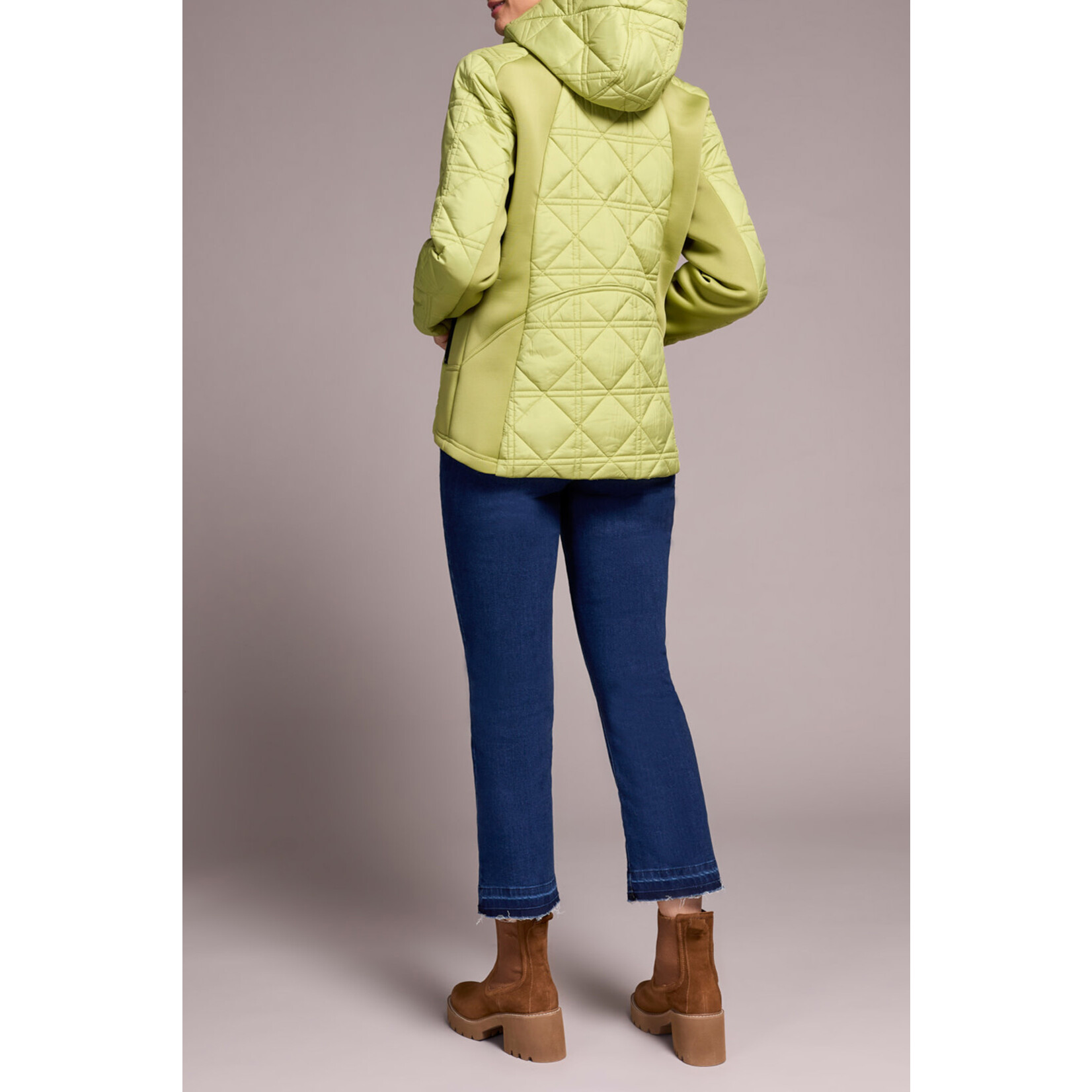 Tribal Puffer Jacket With Removable Hood