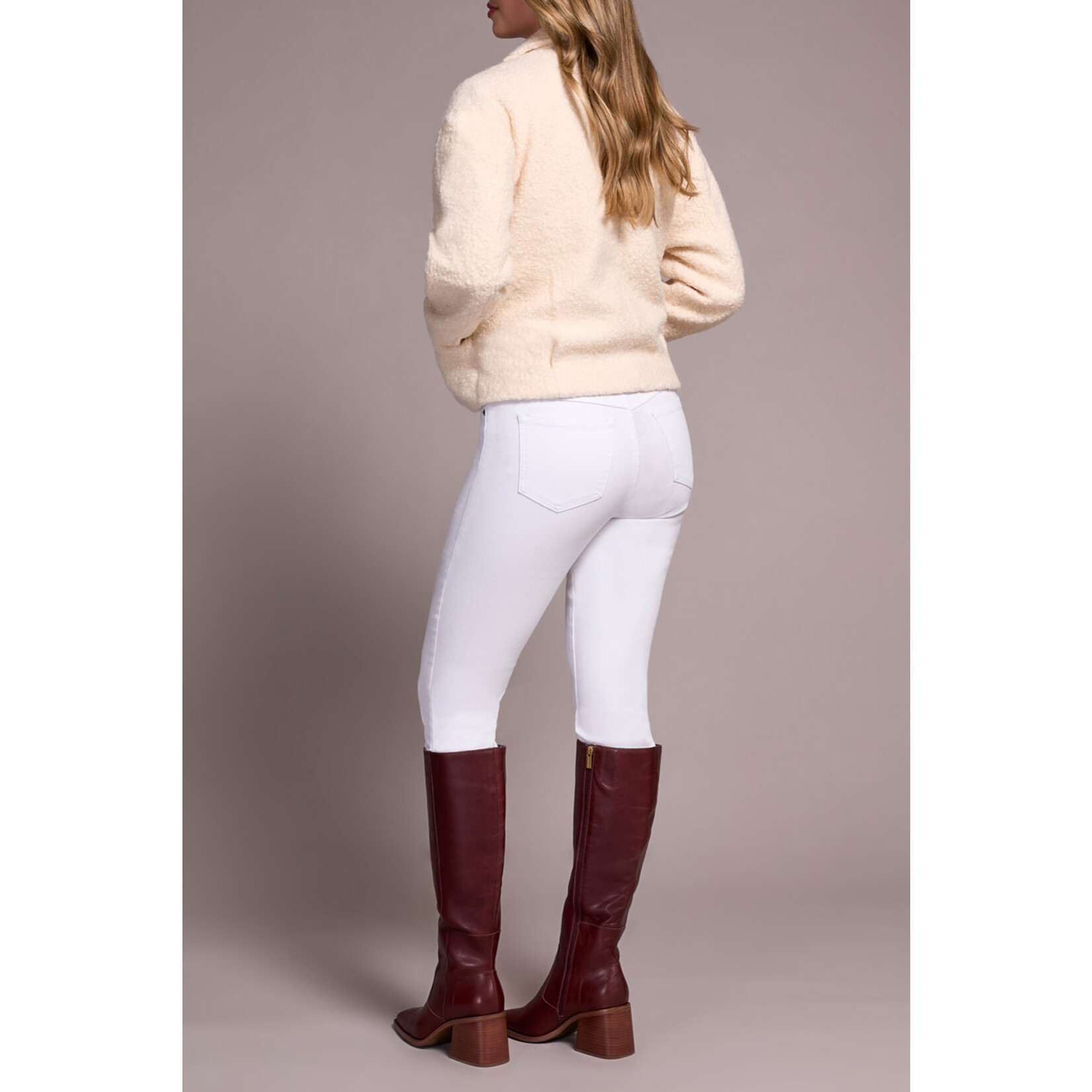 Tribal Button Front Boucle Jacket