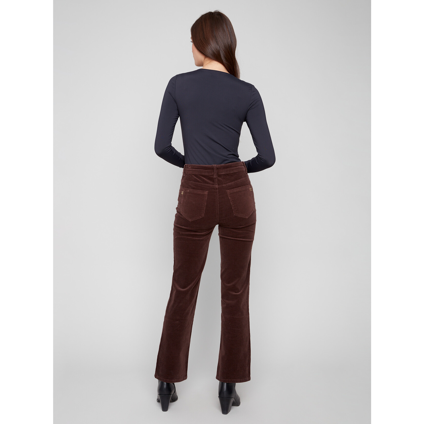 Charlie B Straight Leg Corduroy Pant