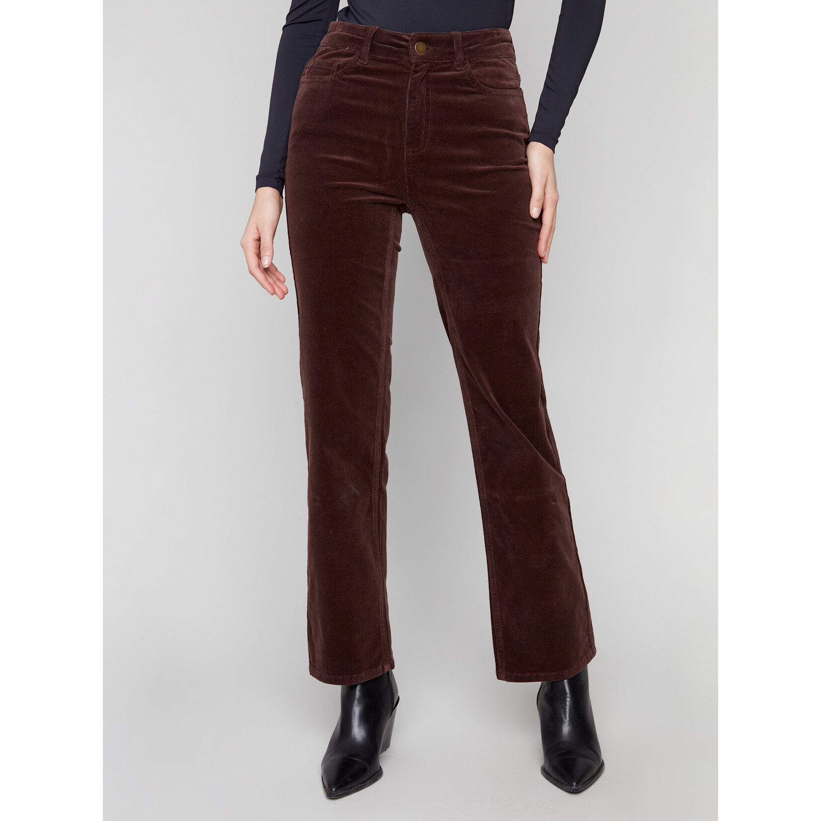 Charlie B Straight Leg Corduroy Pant