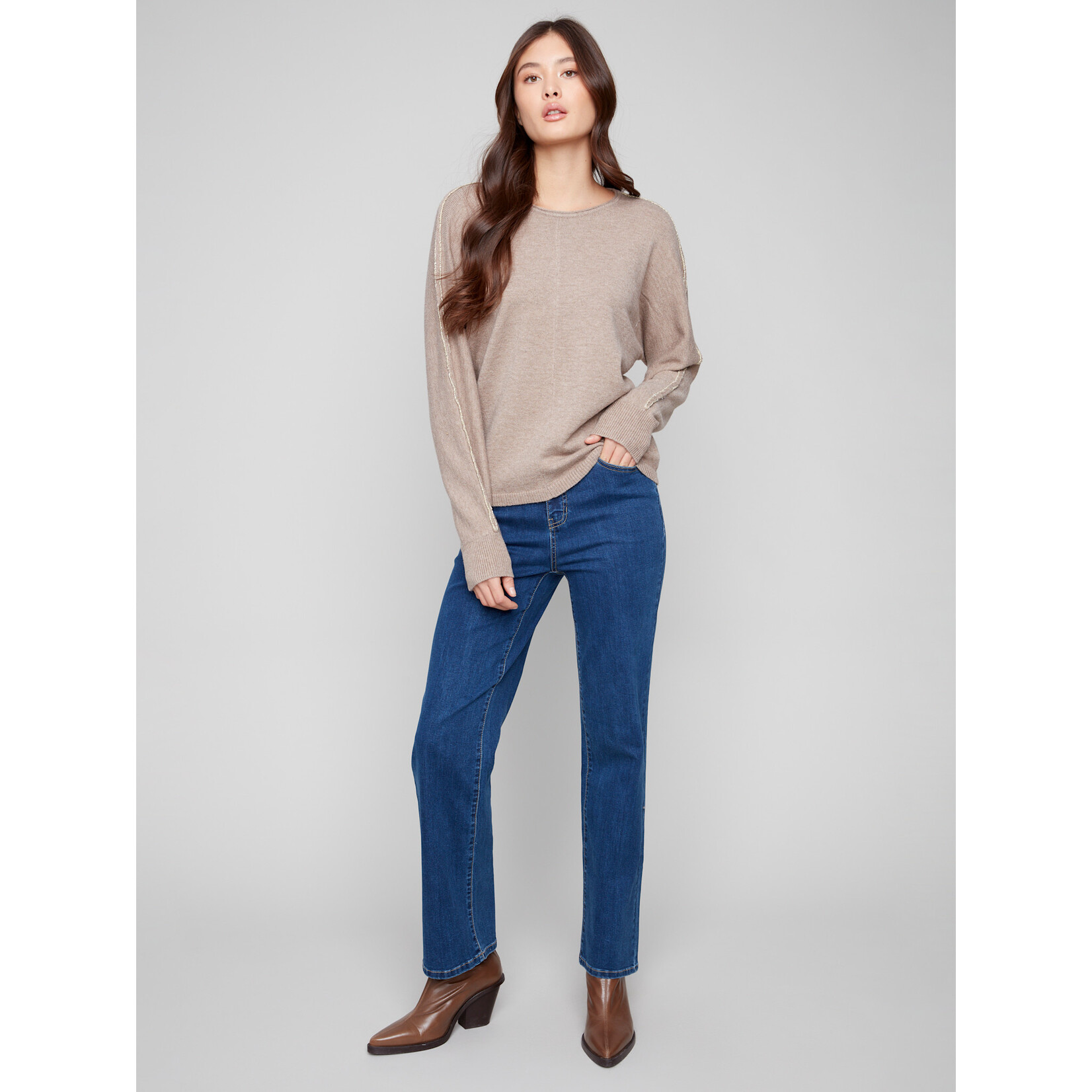 Charlie B Dolman Sleeve Sweater