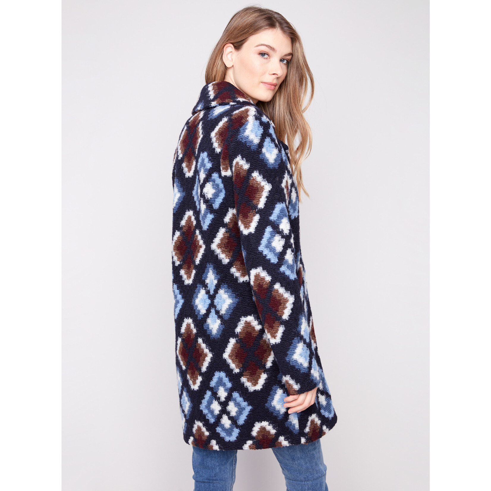 Charlie B Plushy Knit Overcoat