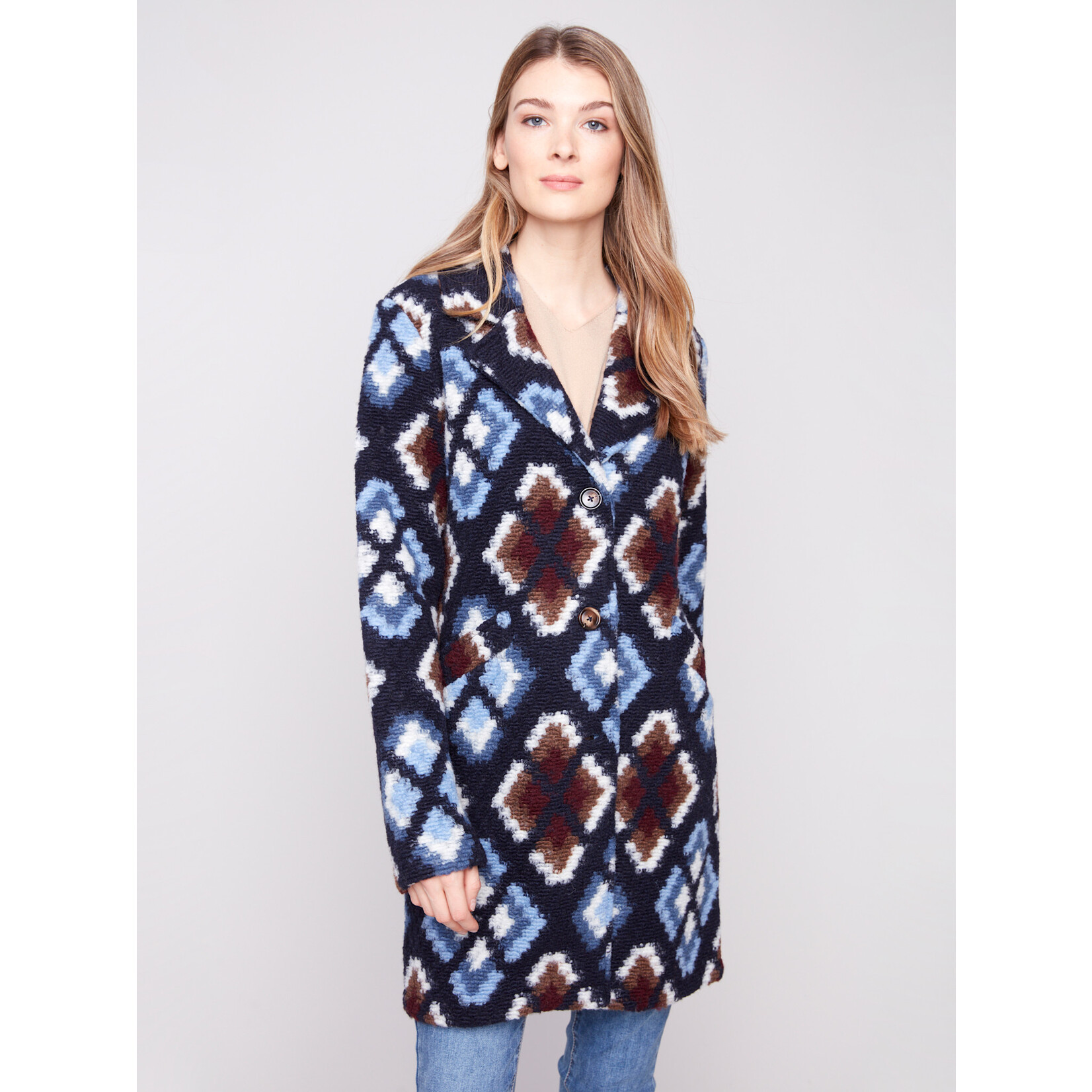 Charlie B Plushy Knit Overcoat