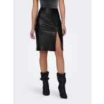 Only Oline Faux Leather Skirt