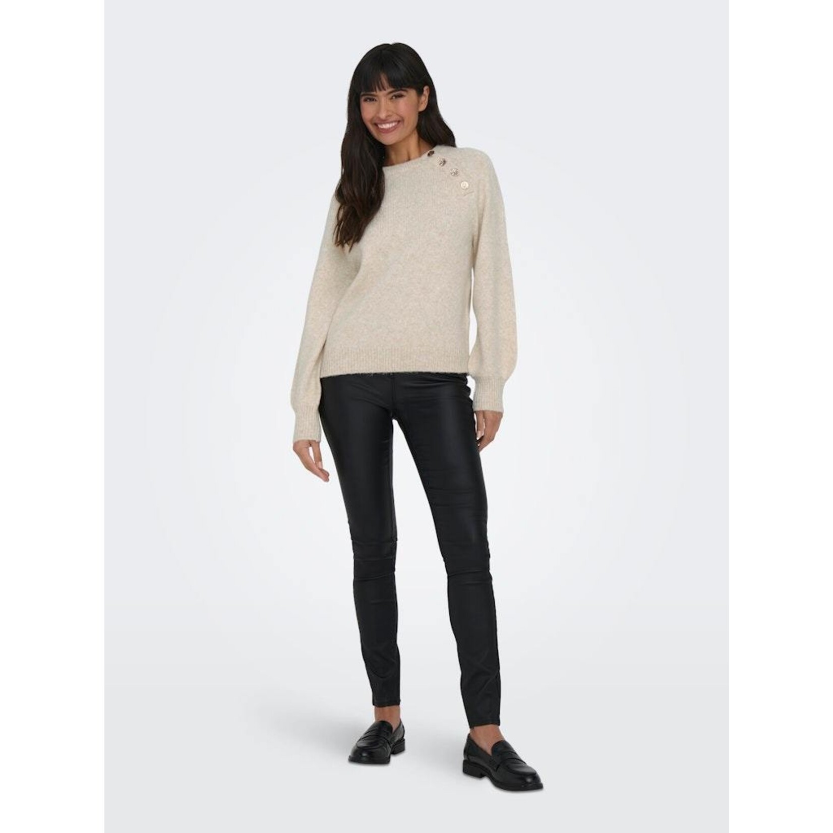 Only Emma Life Button Detail Sweater